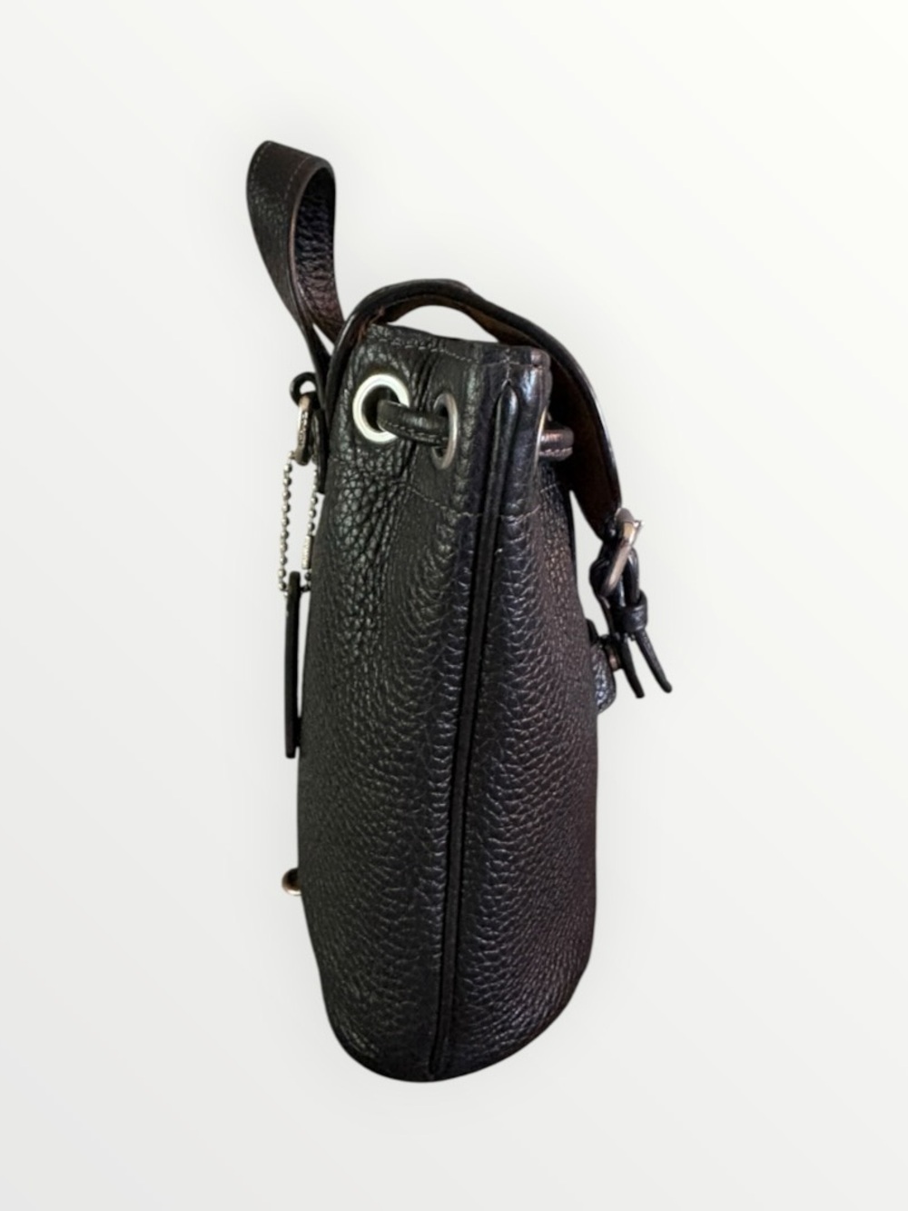 Coach Amelia Convertible 3-Way Backpack Crossbody Shoulder Bag Black CL408 - Picture 3 of 9